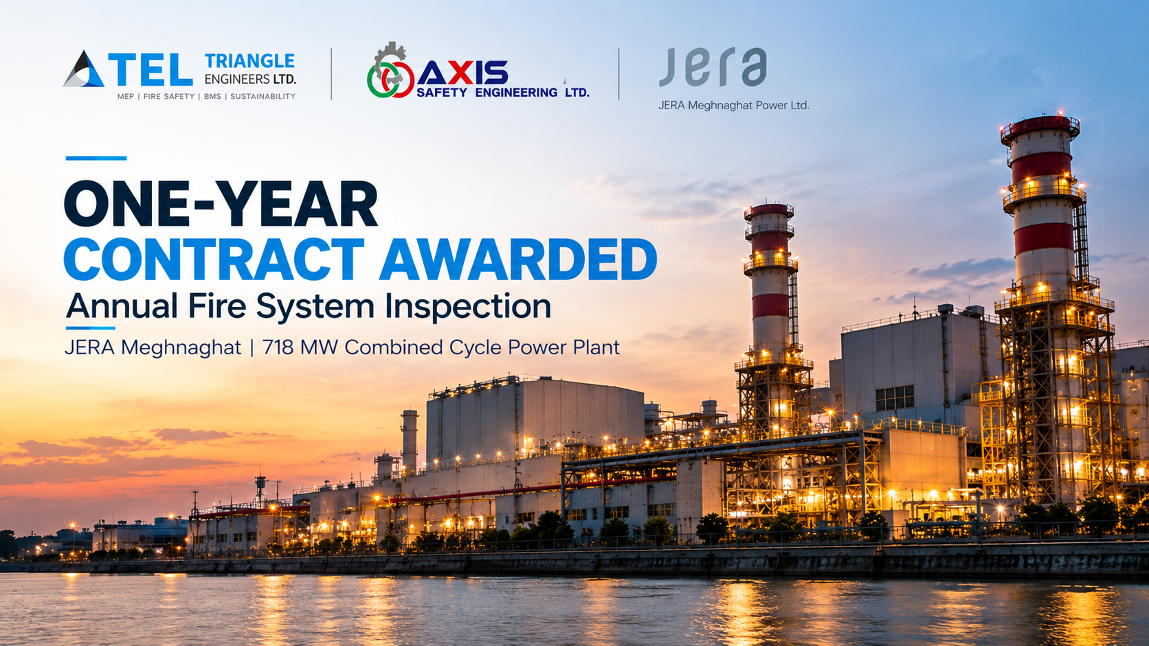 One-Year Fire Safety Inspection Contract for JERA Meghnaghat 718 MW Power Plant