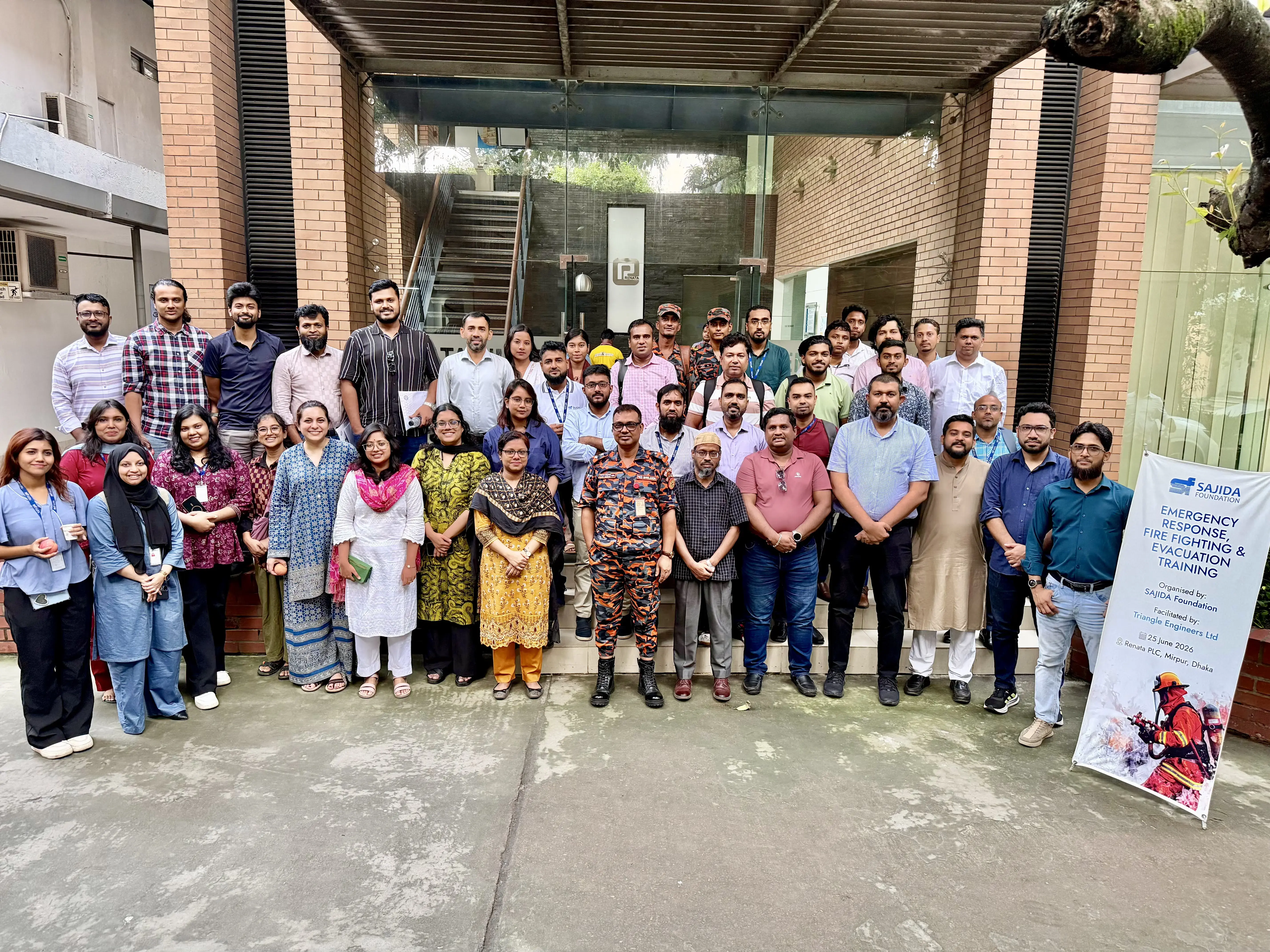 Fire Safety Training for Corporate Offices in Bangladesh: What We Learned Training 40 Officers at SAJIDA Foundation